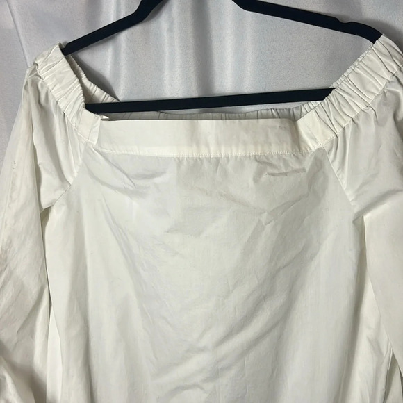 Free People Blouse White Size M Bohemian - Picture 2 of 6